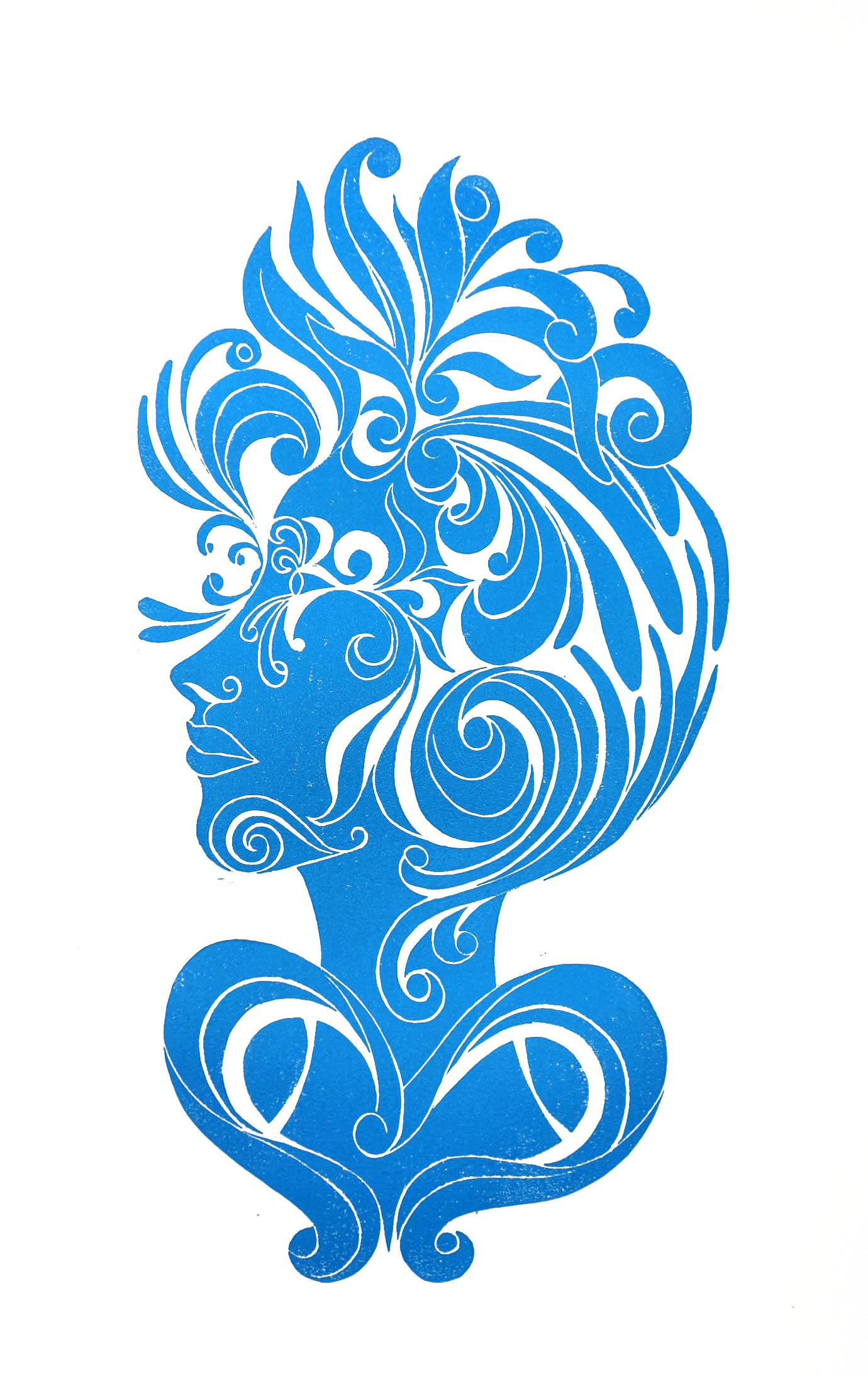 Familia Aurelia 1/4 — linocut
